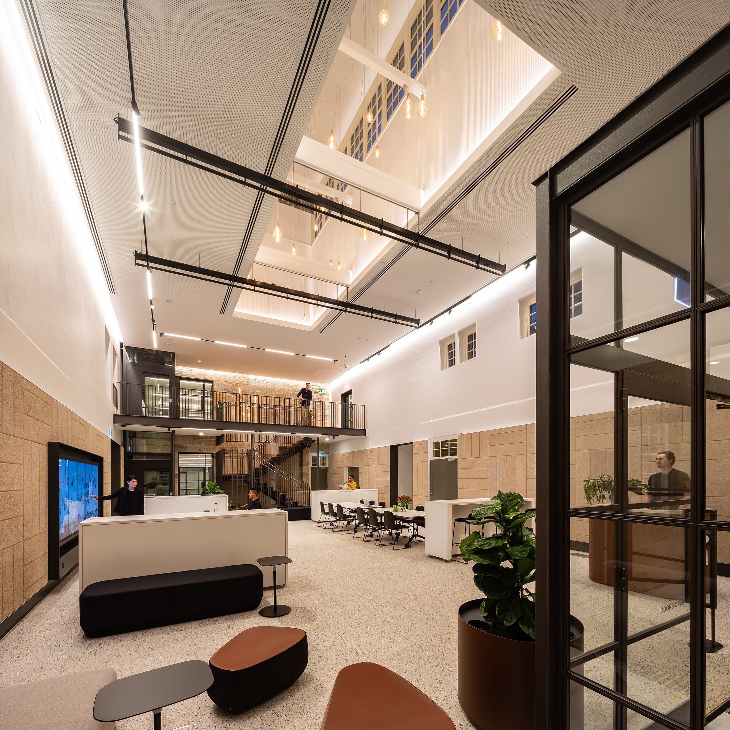 Spacecubed innovation hub atrium