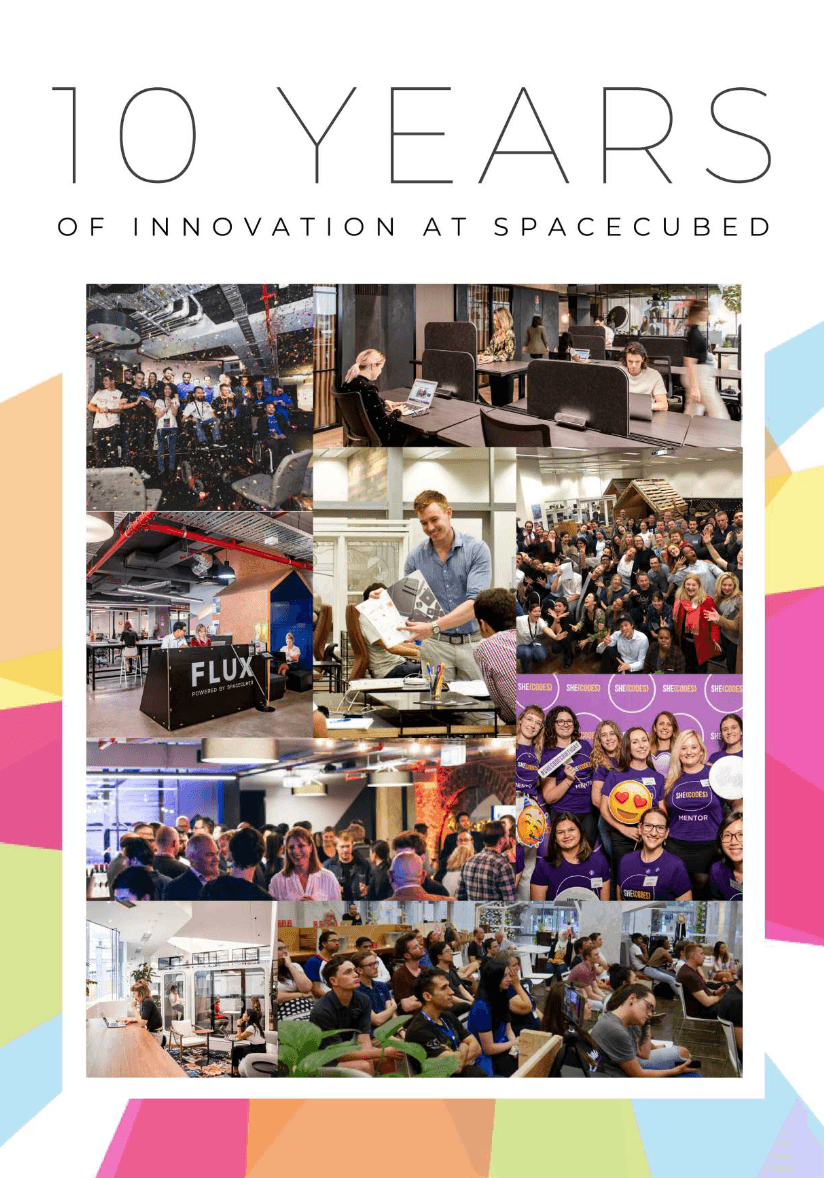 Spacecubed’s 10th Anniversary Book